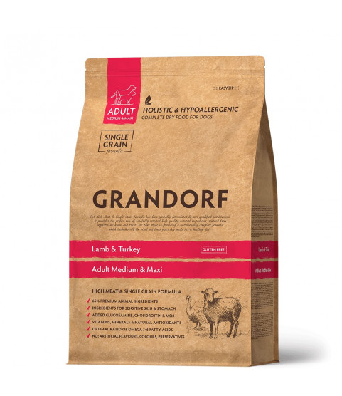  Grandorf Lamb & Turkey Medium 3кг