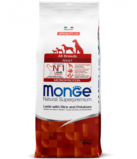  Monge Dog Speciality Lamb 12кг