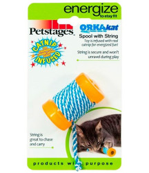 Petstages игрушка орка "Катушка с веревочкой" для кошек