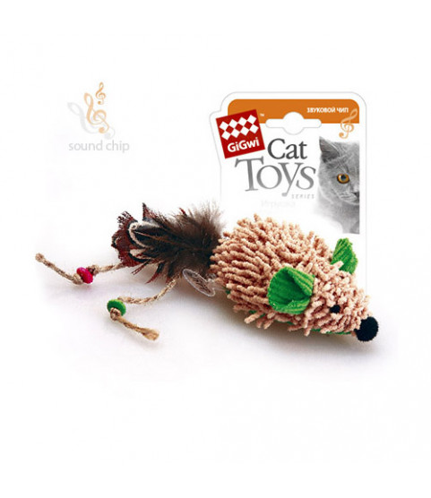 Gigwi игрушка Cat Toys "Мышка со звуковым чипом" для кошек