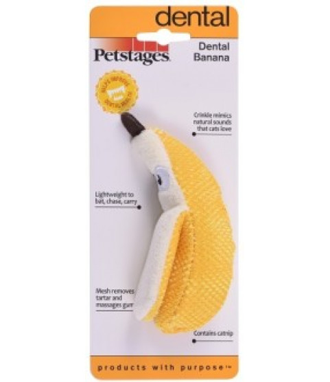 Petstages игрушка Dental "Банан" для кошек Petstages игрушка Dental "Банан" для кошек