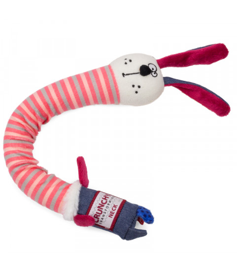 Gigwi игрушка "Заяц с пищалкой" с хрустящей шеей для собак Gigwi игрушка "Заяц с пищалкой" с хрустящей шеей для собак