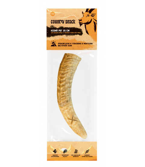  Country Snack лакомство "Козий Рог M" для собак