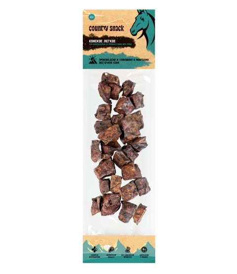 Country Snack лакомство "Конское Легкое" для собак