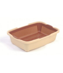 Туалет Dogush большой с сеткой для кошек