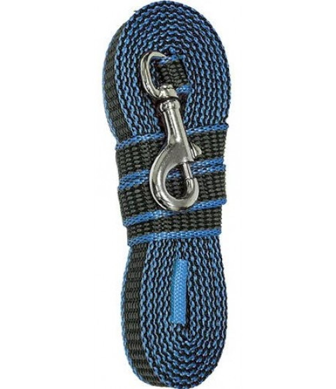 Зооник поводок капроновый с двойной латексной нитью "Эко" Зооник поводок капроновый с двойной латексной нитью "Эко"